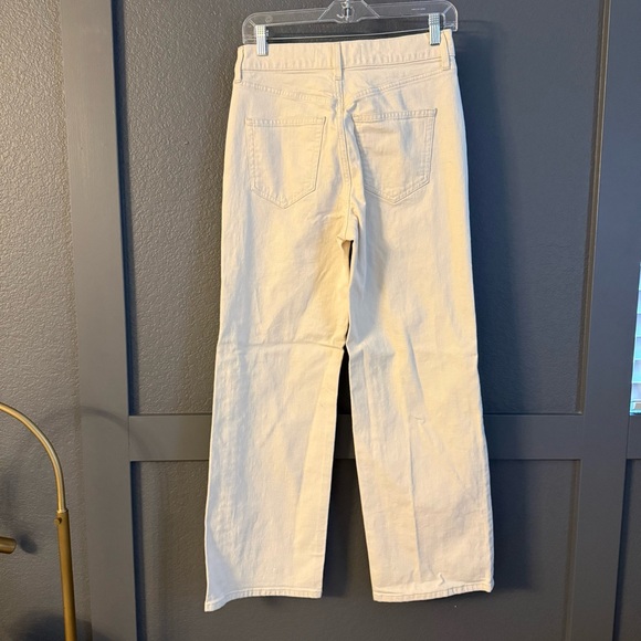 AYR • The Secret sauce high rise straight leg jeans ecru cream - 27 short - Picture 5 of 7